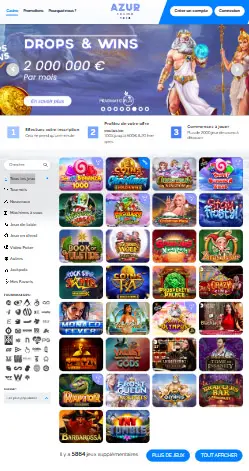l'app e interfaccia di 21 GRAND CASINO