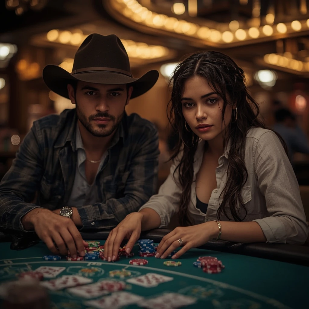 foto di due giocatori di poker 21 GRAND CASINO