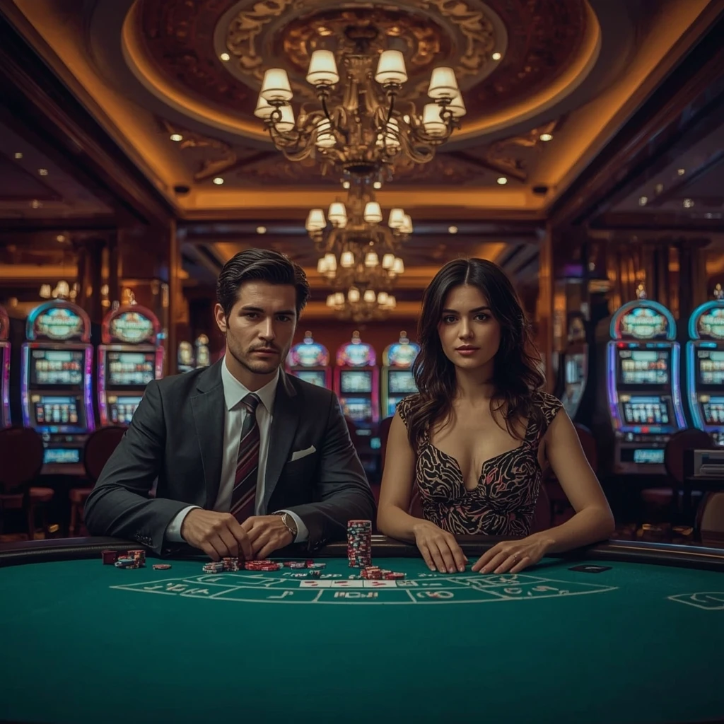 Due giocatori di poker al 21 Grand Casino